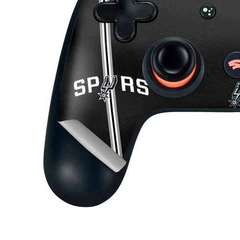 NBA San Antonio Spurs Jersey Google Stadia Controller Skin